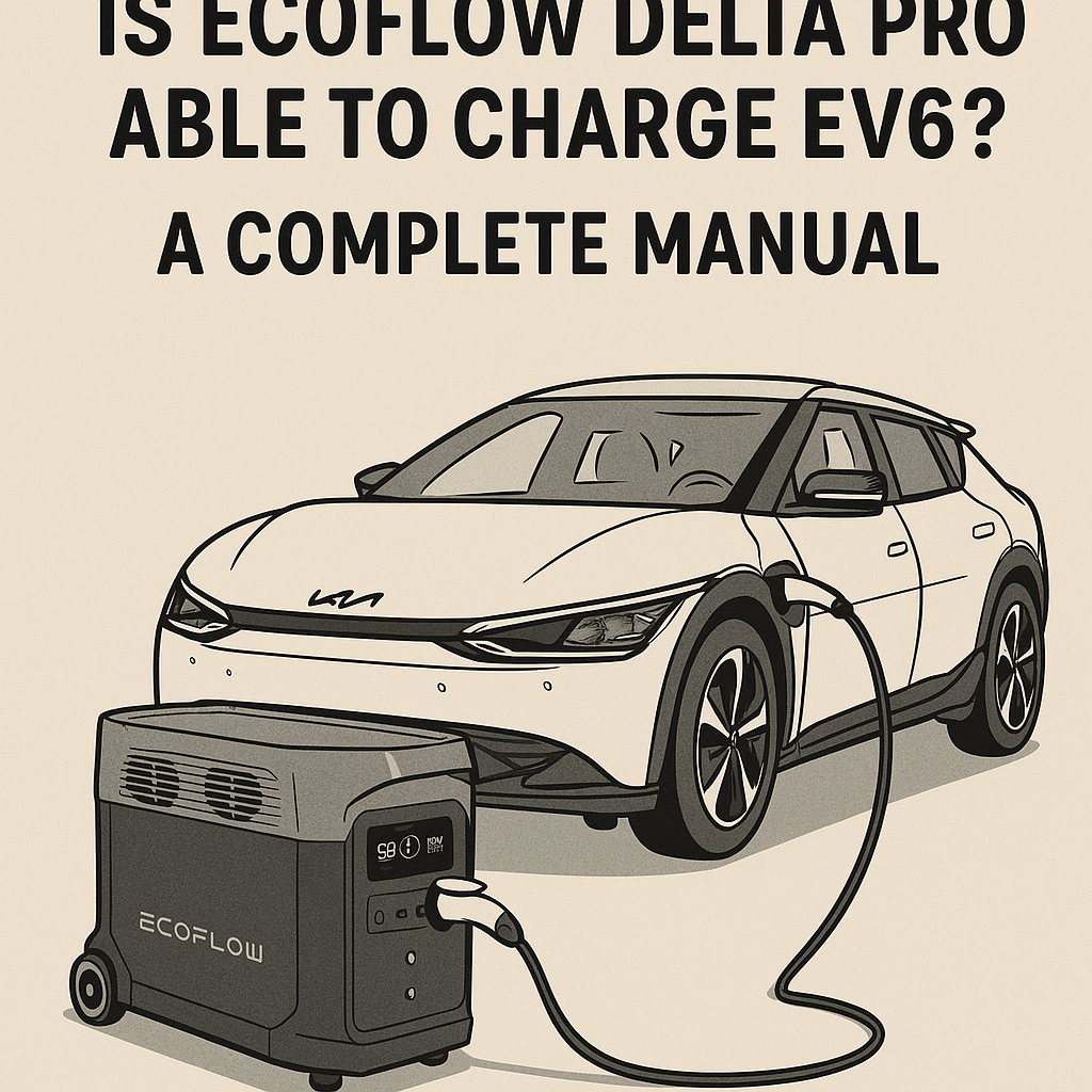 can i charge ev6 with ecoflow delta pro