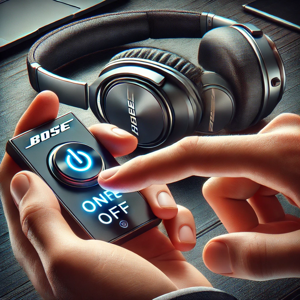 how to turn off bose headphones